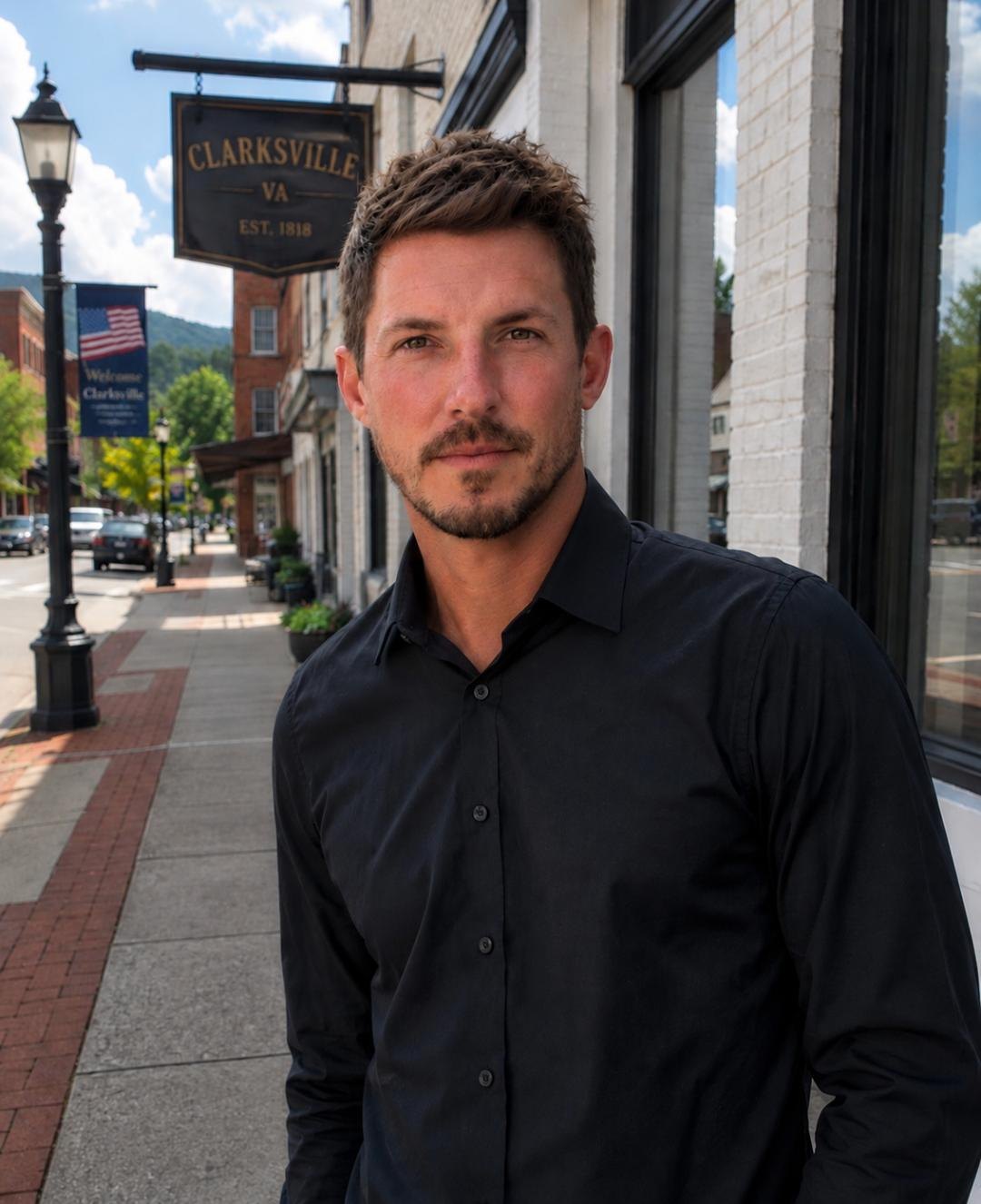 Ean Hirst, project manager, in Clarksville, Virginia